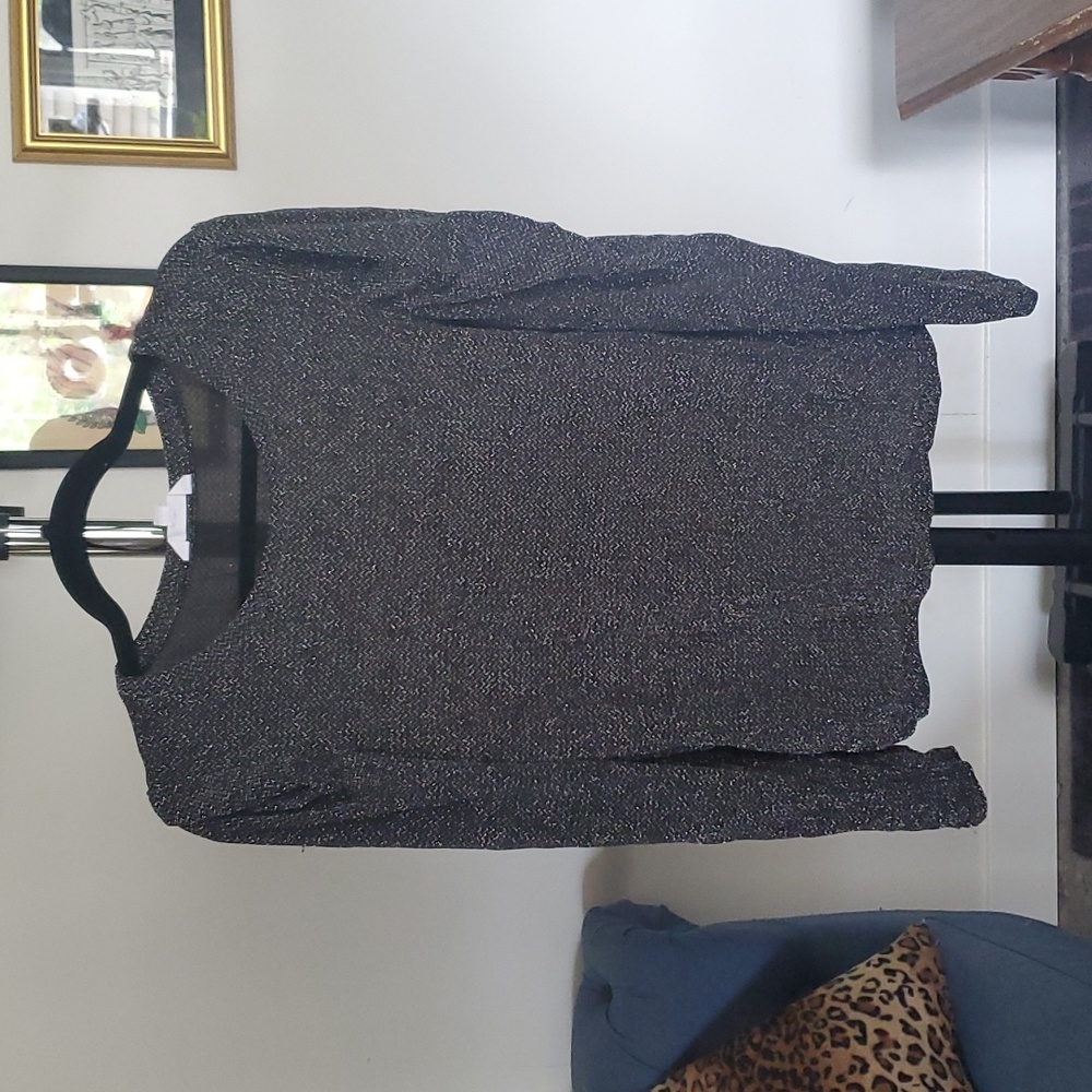 BB Dakota Puff Sleeve Shimmer Top
